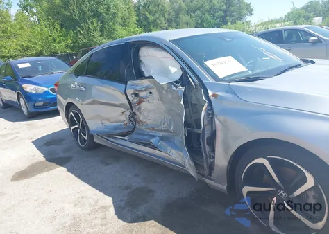 2019 Honda Accord Sport z USA, uszkodzony, nr VIN 1HGCV1F3XKA043314